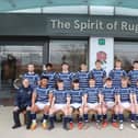 Kirkham Grammar School first XV at Twickenham for the Under-18 National Cup final