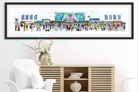 Framed print of artwork by Kathryn Alice Art print available on her website