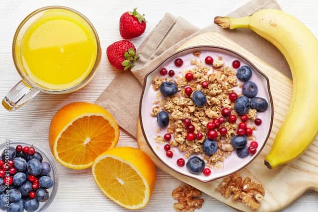 Blaise has decided to start eating a healthy breakfast before he starts the day