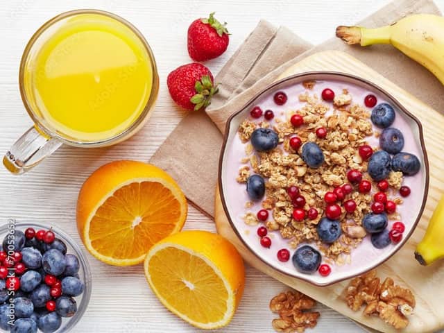 Blaise has decided to start eating a healthy breakfast before he starts the day