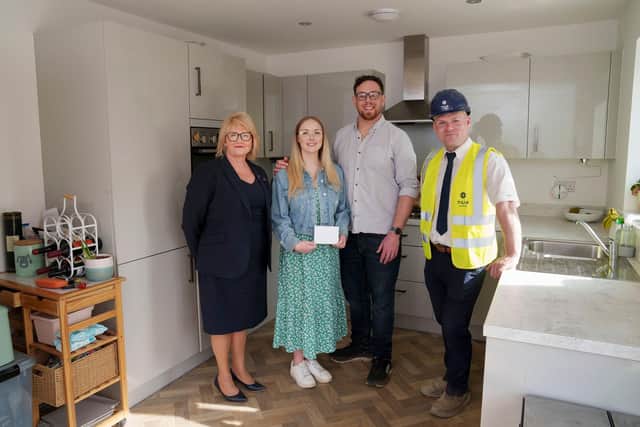 Romin with the Tilia Homes' site team