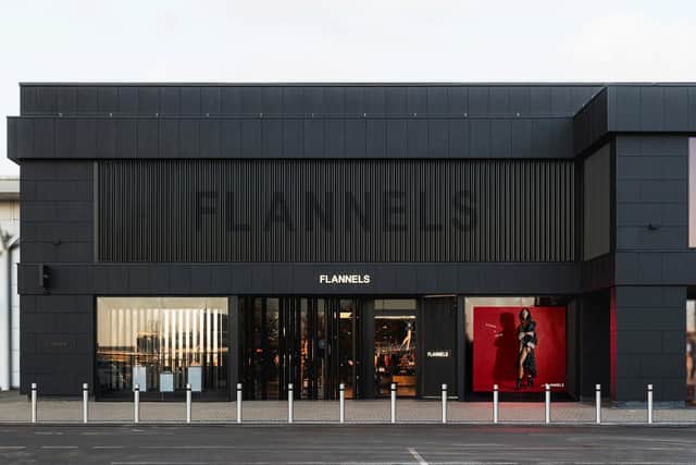 Flannels has opened a new store at Deepdale Retail Park in Preston. (Credit: Frasers Group plc)