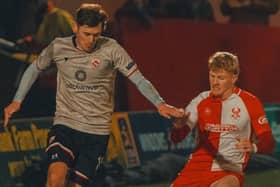 Morecambe were well beaten at Kidderminster Harriers in the FA Trophy Photo: Morecambe FC