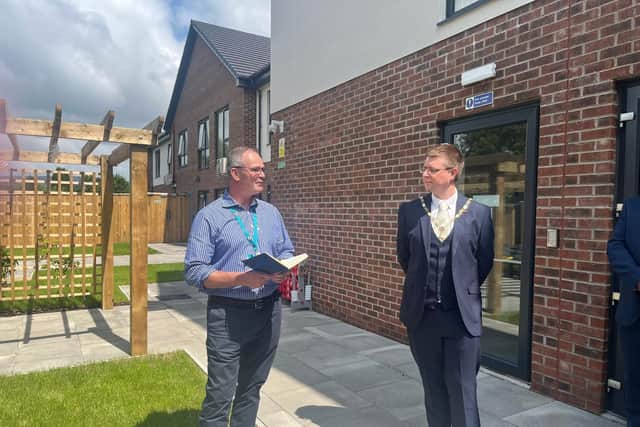 Padiham Town Mayor Alun Lewis at the opening