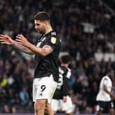 Fulham striker Aleksandar Mitrovic during the Cottagers 2-1 defeat at Derby County on Good Friday