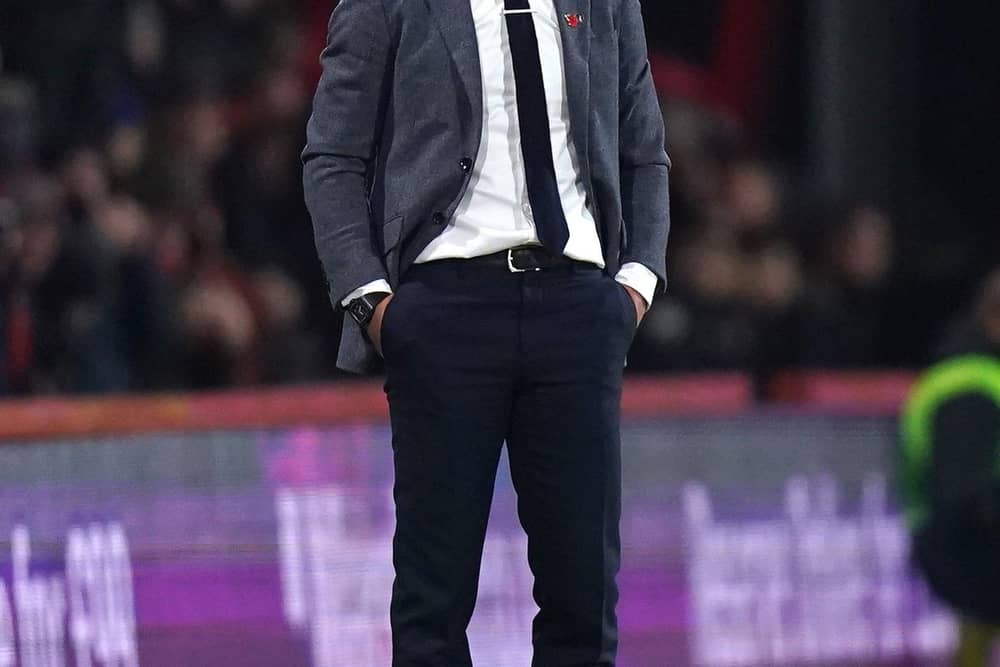 Bournemouth head coach Scott Parker.