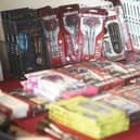 Customers are able to try out a huge range of dart sets