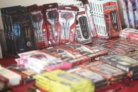 Customers are able to try out a huge range of dart sets