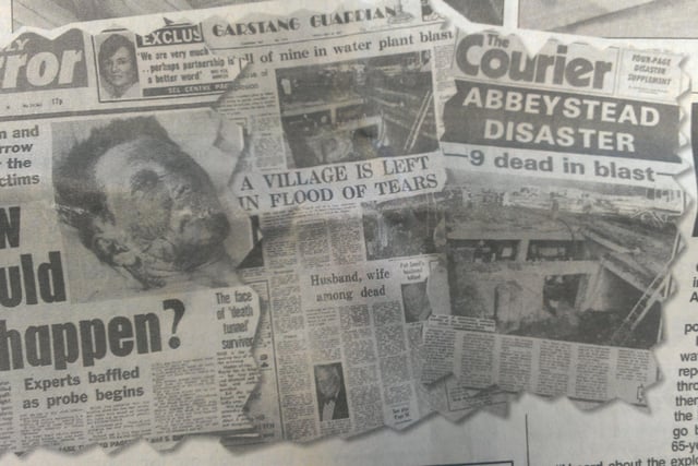 Newspaper coverage of the Abbeystead disaster.