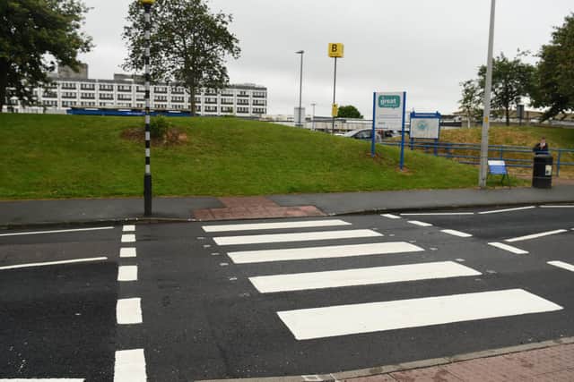 The zebra crossing outside the Royal Preston Hospital could be replaced with traffic lights