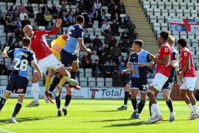 Morecambe will meet Wycombe Wanderers in the FA Cup, almost eight months after beating them at the Mazuma Mobile Stadium in April 2023 Picture: Michael Williamson