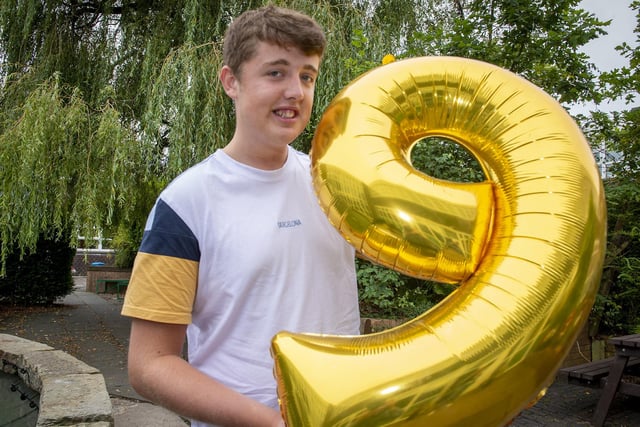 Alfie celebrated seven Grade 9s and three Grade 8s. He said: “I want to go to Lancashire University College of Maths at Newman College and study Maths, Further Maths and all three sciences. I am probably pushing myself a bit but I can always drop one if I struggle!