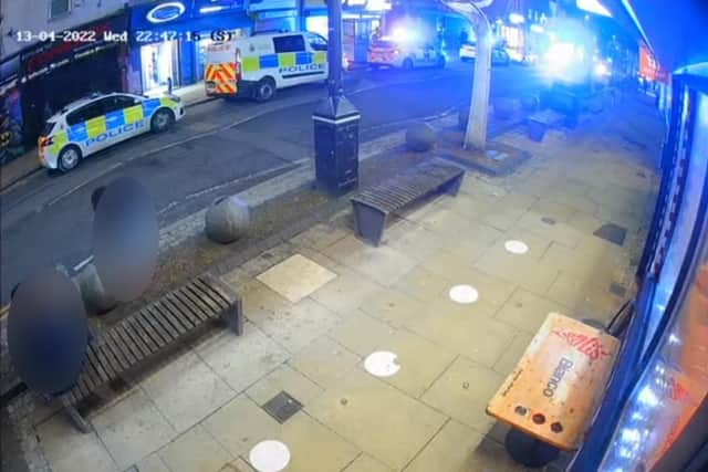 Police were called after two men were reportedly spotted with knives in Friargate. (Credit: Bianco Open 24/7)