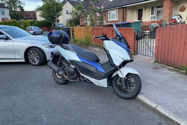 This motorbike was involved in numerous pursuits and drug-related criminality in the Ribbleton area of Preston.
On July 3, it was pursued and recovered.
Enquiries ongoing to trace the rider.