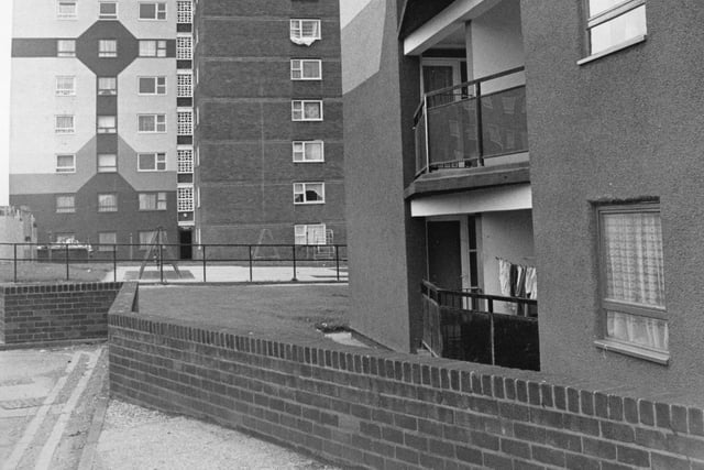 This image of Moor Lane flats was taken in 1988
