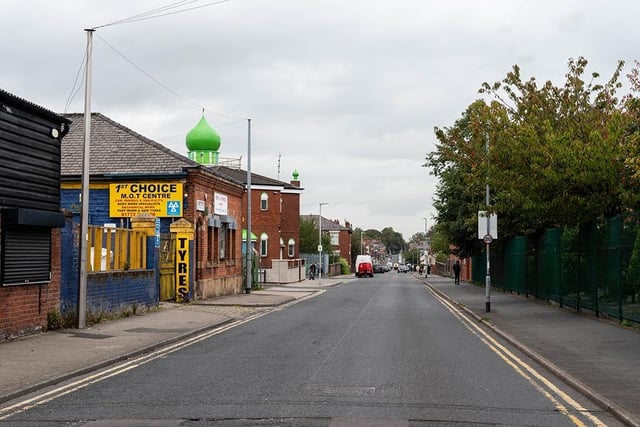 St George's had the worst air pollution in Preston, with a score of 1.03