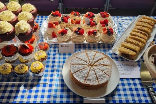 Take time for tea - some of the cakes baked for the special Caritas Care Afternoon Tea Party