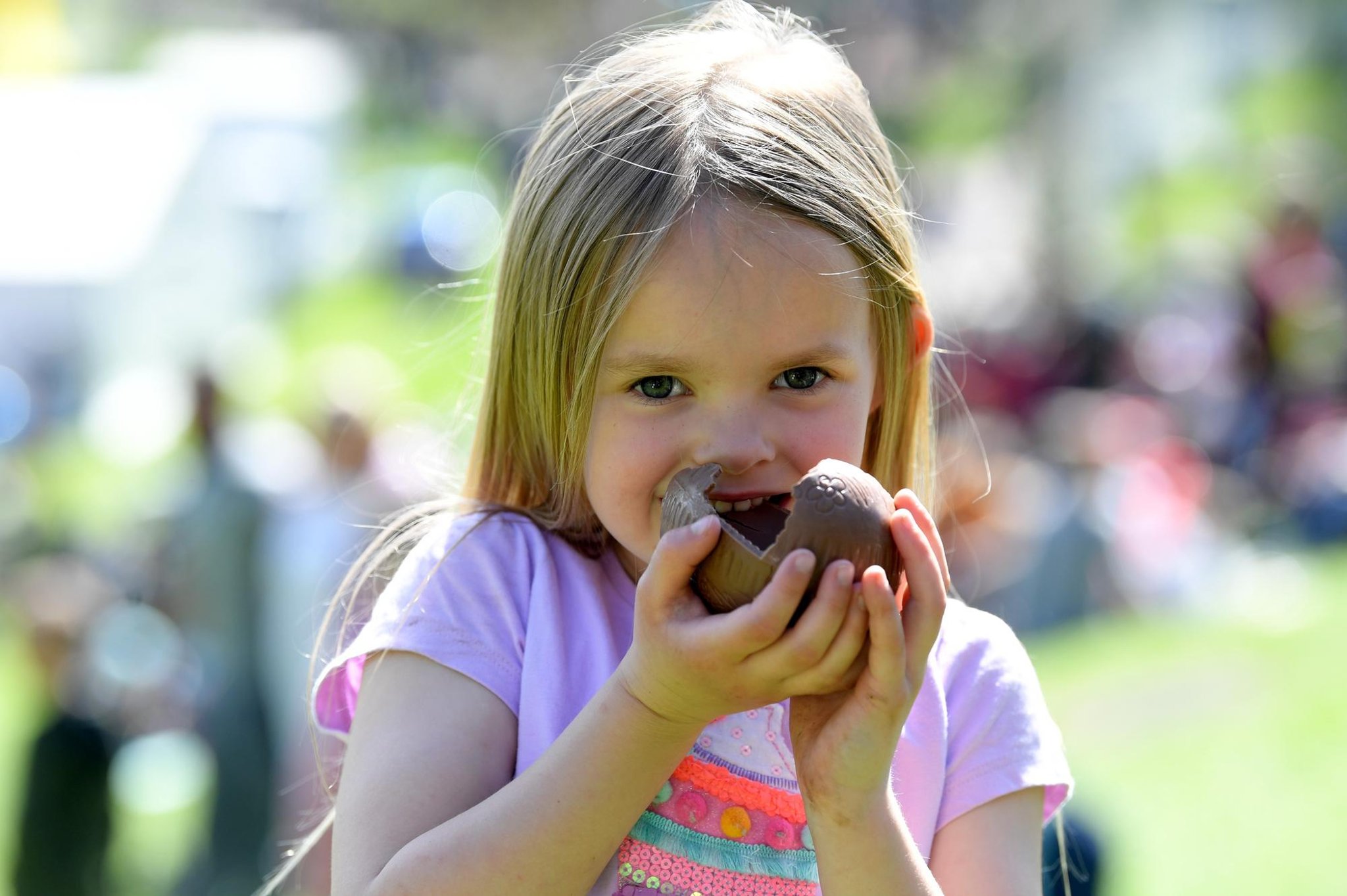 See all the fun pics from Preston's traditional Easter egg rolling event at Avenham Park