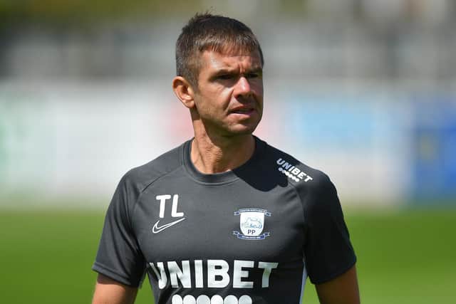 Tom Little when working for PNE as the club's fitness coach.