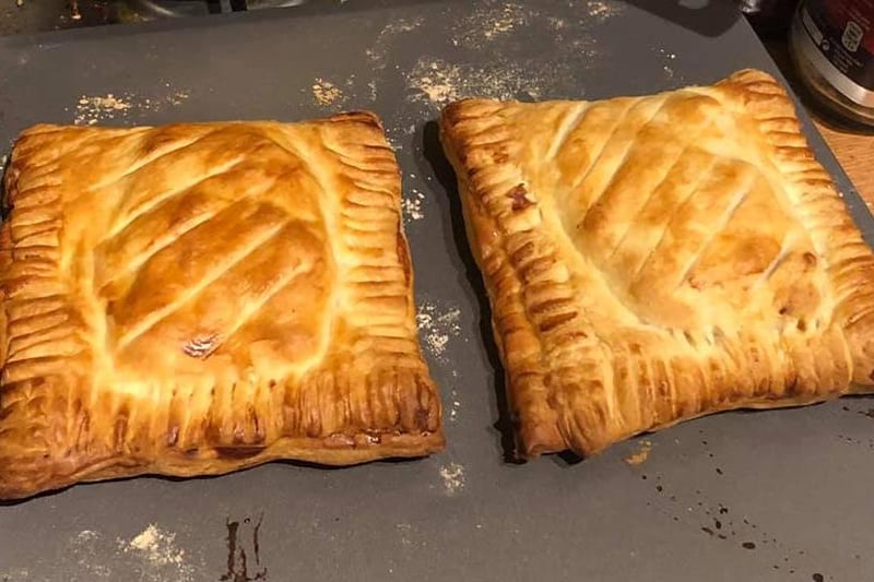 Lorraine Blyth was one of many to embrace baking over lockdown - including making these delicious-looking homemade steak bakes.