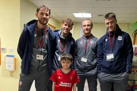 The players met Harry who visits Derian House
