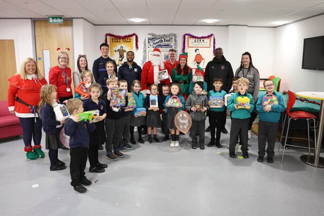EFL hosts Christmas party for local school children.