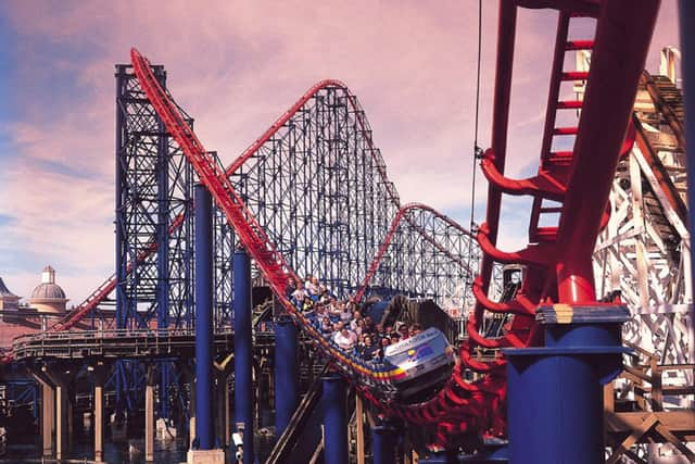 The Big One ride at Blackpool Pleasure Beach