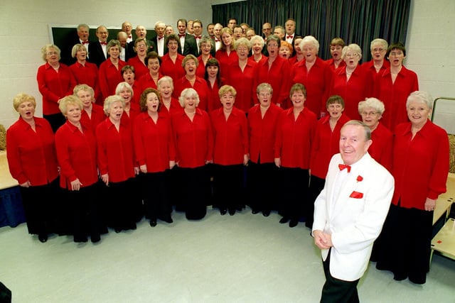 Preston Orpheus Choir wearing new concert dress during their 70th Anniversary season at St Pius School in Preston