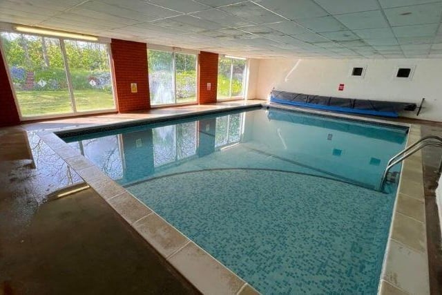 For £2,000,000 you could take ownership of a five-bed Victorian house set in two acres of land with a detached pool.
The pool has been used for swimming lessons for more than 40 years.
The house comes with planning permission for three detached houses.