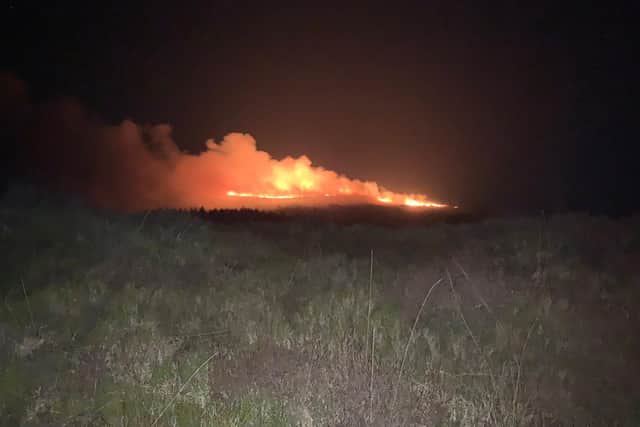 Lancashire crews have been tackling wild fires in Rossendale over the weekend