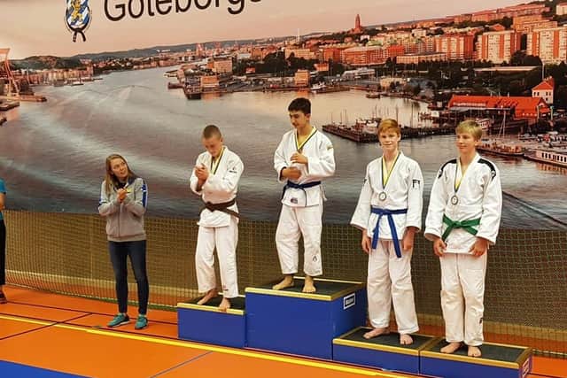 Joshuha competing in the Gothenburg Open in 2018
