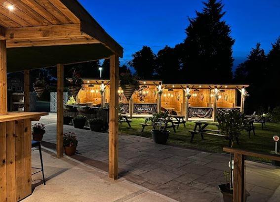 The Hinds Head Hotel, Preston Road, Chorley, provides a décor of rustic and modern with snug areas, an open fire in winter and for summer a beer garden with rural views over Rivington and Winter Hill.