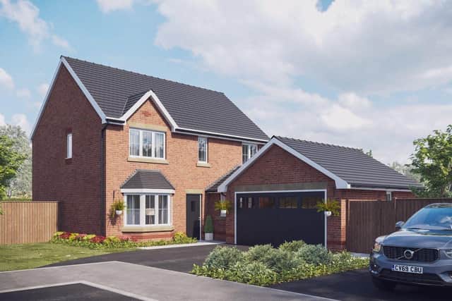 A CGI of the four-bedroom Oakham from Elan Homes at Whittingham Fold, Goosnargh