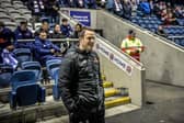 James Rowe watches his first home game as Fylde boss against Telford   Picture: STEVE MCLELLAN