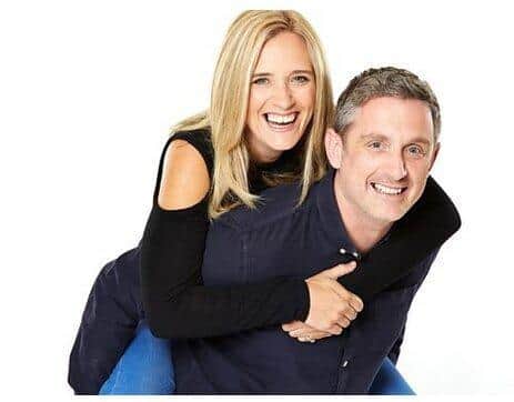 The station's popular breakfast show - hosted by Graham Liver and producer Leanne Bayes - is one of the slots that will remain just for the Lancashire audience  (image:  BBC)