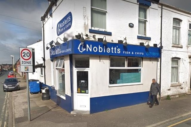 Noblett's Fish & Chips / 333 Plungington Road, Fulwood, Preston PR2 3PS / Telephone: 01772 719918