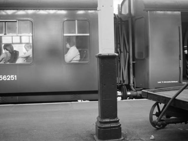 British Rail still ran trains in the 1970s.