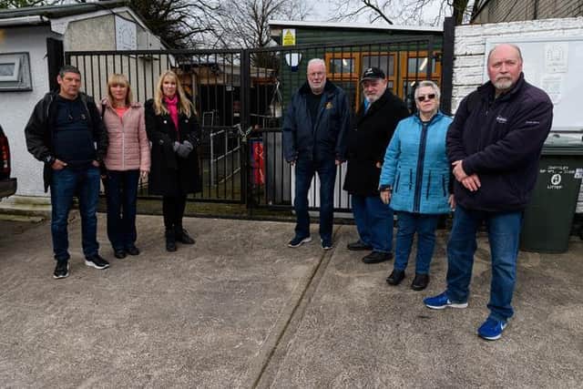 The sheds have been closed for the past eight months which has caused users mental distress