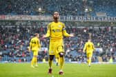 Preston North End's Daniel Johnson celebrates at Blackburn