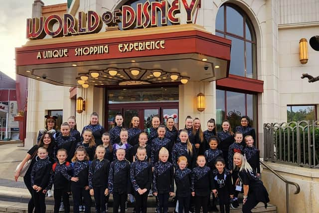 Carol May's Academy in their recent trip performing at Disneyland Paris