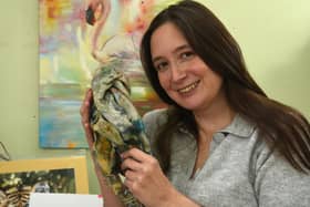 Contemporary Pet Portraits artist Rebecca Findlay from Chorley