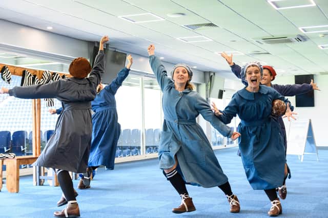 About Time Dance Performance was part of an event at PNE celebrating and exploring the birth of women’s football