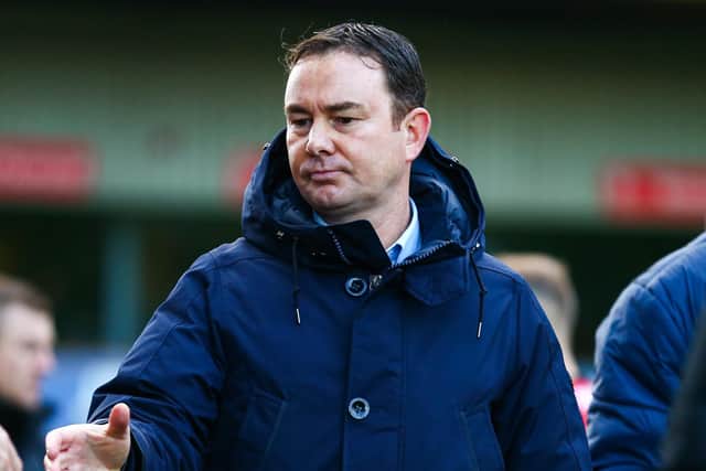 Morecambe manager Derek Adams Picture: Jack Taylor