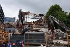 Road closures remain in place in Syke Street, Avenham Street, and Glovers Court, and the two Avenham car parks remain shut whilst demolition work continues