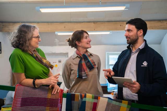 Emma Sewell, Harriet Wallace-Jones and Robby Abuaita