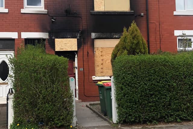 Two children tragically died in hospital after a house fire in Coronation Crescent. (Credit: Eleanor Barlow/ PA)