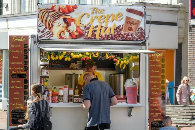 The Crepe Hut was one of the stalls on hand to give a sugar fix on over the weekend