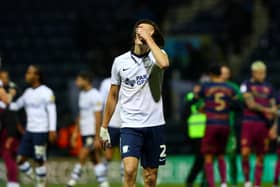 Preston North End's Alvaro Fernandez reacts after final whistle