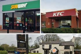 New food hygiene ratings have been awarded to 18 of Chorley’s establishments including Subway and KFC.