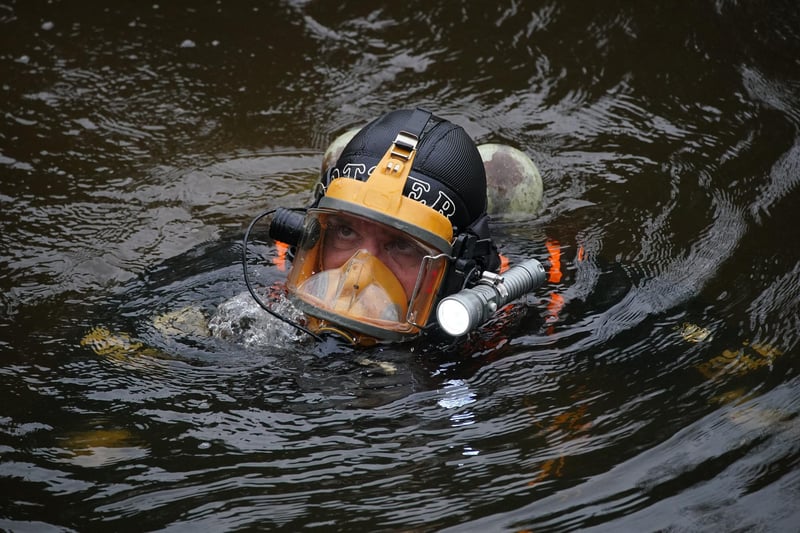 Almost a week after she was last seen, police cordoned off the bench as specialist divers return to search the river.